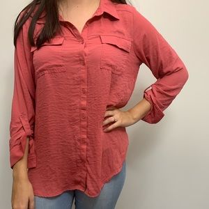 A.N.A Button Down Blouse